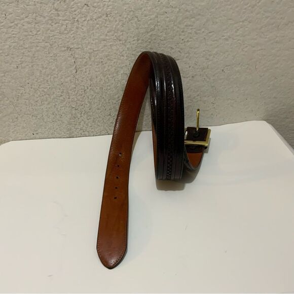 Lucchese Classics Belt, Style# B1422 Size 44 Burgundy - Picture 15 of 16